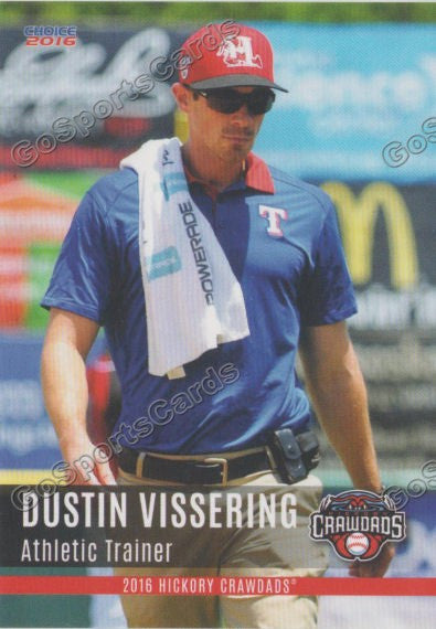 2016 Hickory Crawdads 2nd Dustin Vissering