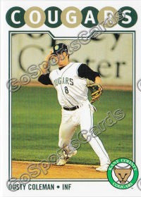 2009 Kane County Cougars Dusty Coleman