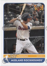 2012 Midland RockHounds Dusty Coleman