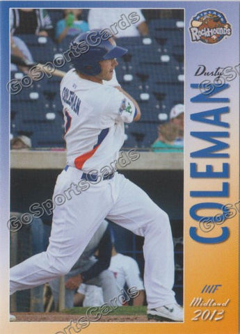 2013 Midland RockHounds Dusty Coleman