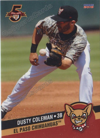 2018 El Paso Chihuahuas Dusty Coleman