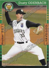 2011 Kane County Cougars Dusty Odenbach