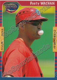 2011 Clearwater Threshers Dusty Wathan