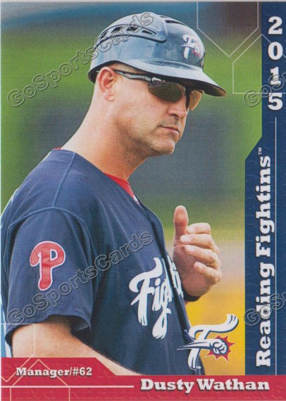 2015 Reading Fightin Phils Update Dusty Wathan