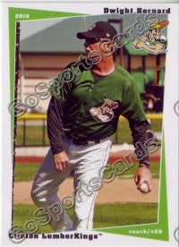 2010 Clinton LumberKings Dwight Bernard