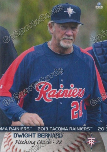 2013 Tacoma Rainiers Dwight Bernard