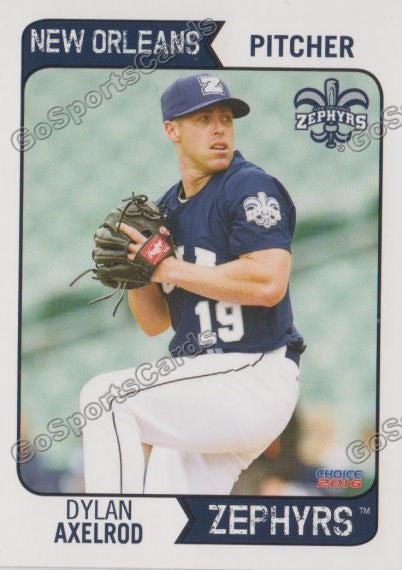 2016 New Orleans Zephyrs Dylan Axelrod