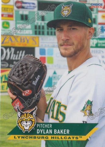 2015 Lynchburg Hillcats Dylan Baker