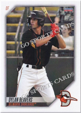 2022 Delmarva Shorebirds Dylan Beavers