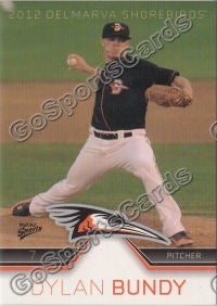 2012 Delmarva Shorebirds Dylan Bundy
