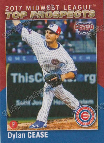 2017 Midwest League Top Prospects MWL Dylan Cease