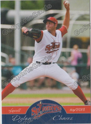 2013 Lowell Spinners Dylan Chavez