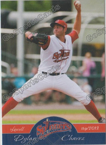 2013 Lowell Spinners Dylan Chavez