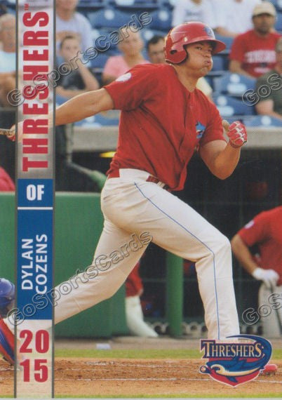 2015 Clearwater Threshers Dylan Cozens