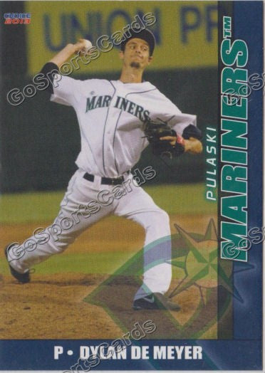 2013 Pulaski Mariners Dylan De Meyer