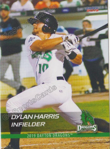2019 Dayton Dragons Dylan Harris