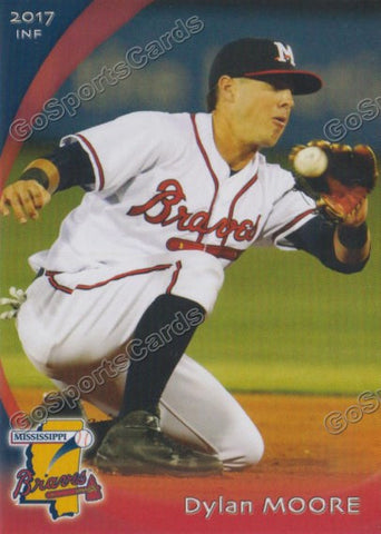 2017 Mississippi Braves Dylan Moore