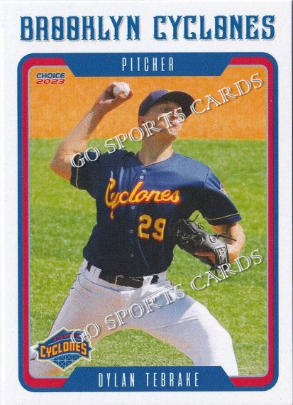 2023 Brooklyn Cyclones Dylan Tebrake
