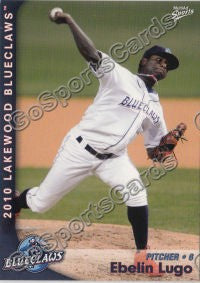 2010 Lakewood BlueClaws Ebelin Lugo
