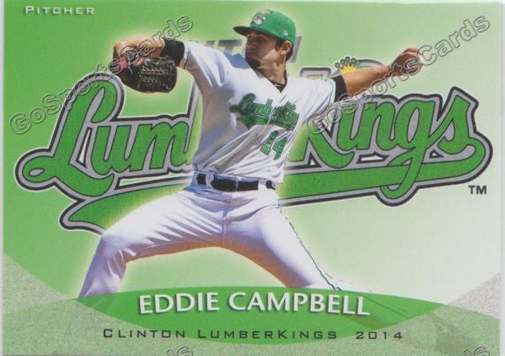 2014 Clinton LumberKings Eddie Campbell