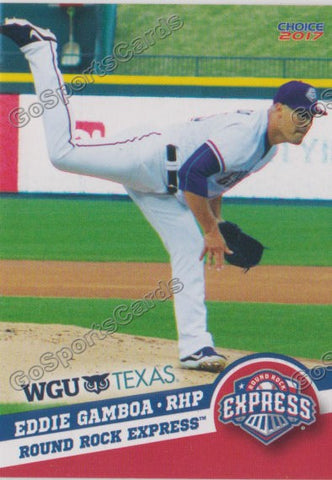 2017 Round Rock Express Eddie Gamboa