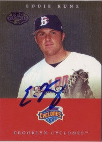 Eddie Kunz 2007 TriStar Prospects Plus #71 (Autograph)