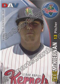 2008 Cedar Rapids Kernels DAV Eddie McKiernan