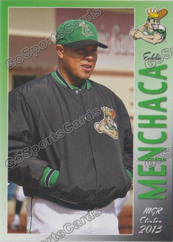 2013 Clinton Lumberkings Eddie Menchaca