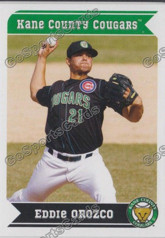 2013 Kane County Cougars Eddie Orozco