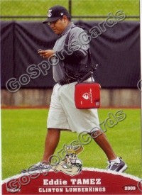 2009 Clinton LumberKings Eddie Tamez