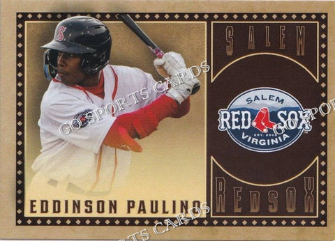 2022 Salem Red Sox Eddinson Paulino