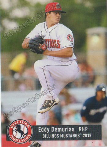 2018 Billings Mustangs Eddy Demurias