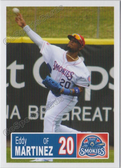 2018 Tennessee Smokies Eddy Martinez