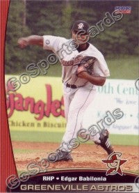 2005 Greeneville Astros Edgar Babilonia