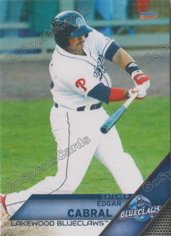 2017 Lakewood BlueClaws Edgar Cabral