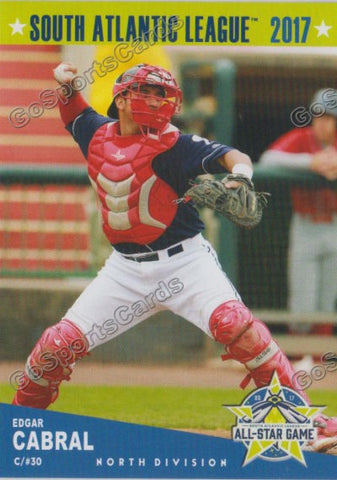 2017 South Atlantic League All Star ND Edgar Cabral