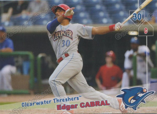 2019 Clearwater Threshers Edgar Cabral