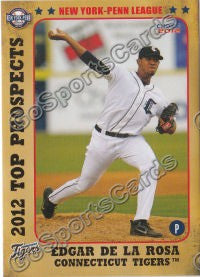2012 New York Penn League Top Prospects NYPL Edgar De La Rosa