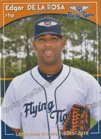 2016 Lakeland Flying Tigers Edgar De La Rosa