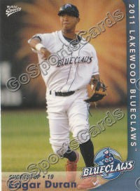 2011 Lakewood BlueClaws Edgar Duran