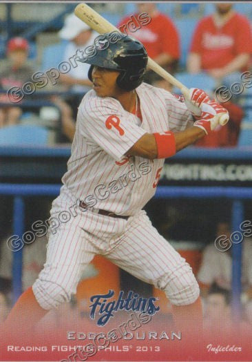 2013 Reading Fightin Phils Phillies Edgar Duran