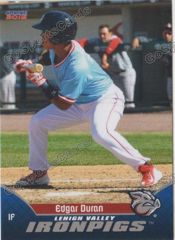2015 Lehigh Valley IronPigs Edgar Duran 1st