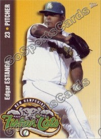 2009 New Hampshire Fisher Cats Edgar Estanga