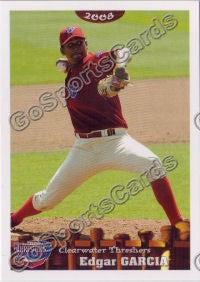 2008 Clearwater Threshers Edgar Garcia