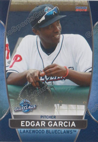2016 Lakewood BlueClaws Edgar Garcia