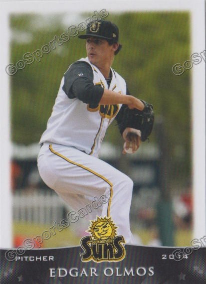 2014 Jacksonville Suns Edgar Olmos