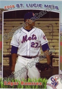 2009 St Lucie Mets Edgar Ramirez