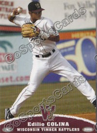 2008 Wisconsin Timber Rattlers Edilio Colina