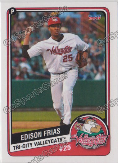 2013 Tri City ValleyCats Edison Frias
