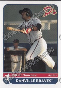 2012 Danville Braves Edison Sanchez